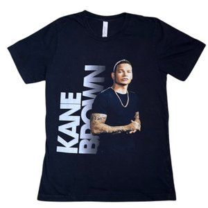 Kane Brown Concert Tour Double Sided Black Graphic Tee Bella Canvas Small